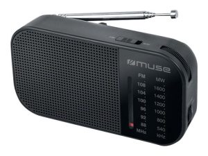 MUSE M-025 R Privat radio - Sort