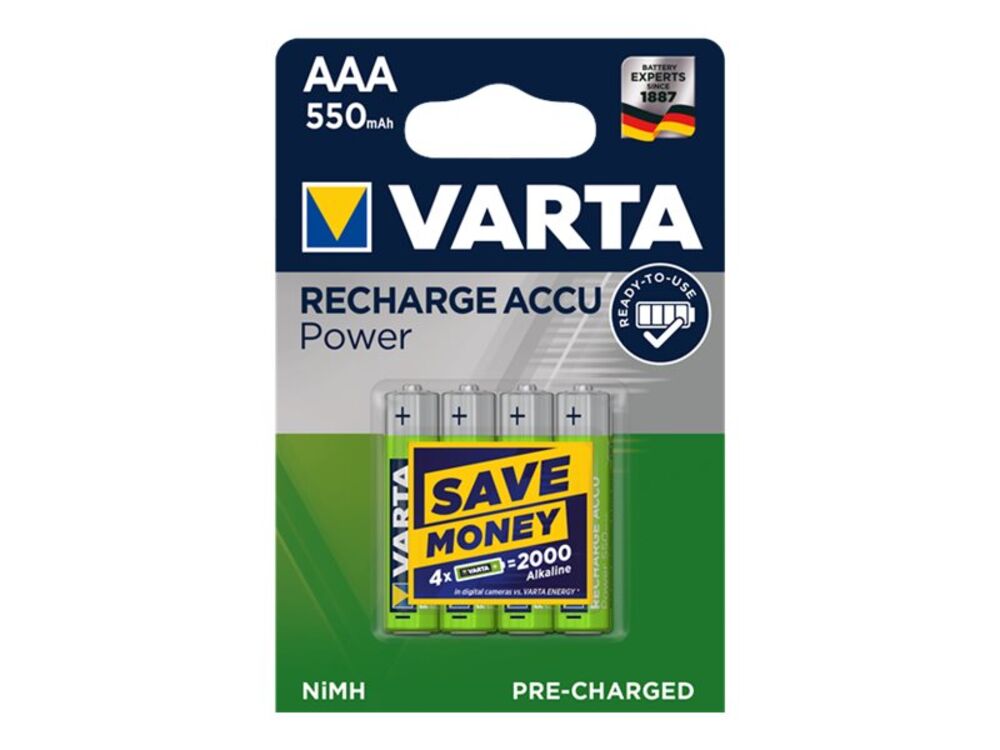 Varta Genopladelige Batterier AA/AAA