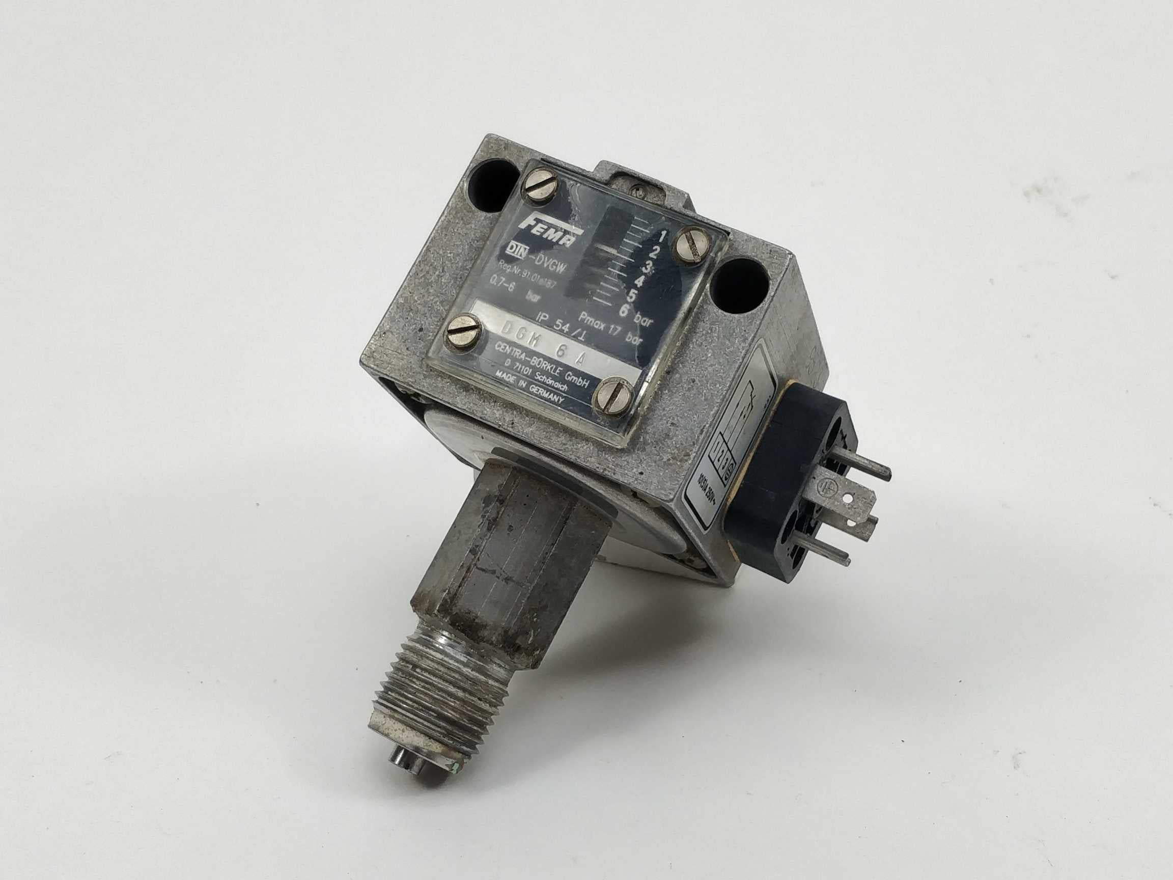 Fema DGM 6A Pressure Switch 0.7-6 Bar Hot på udsalg