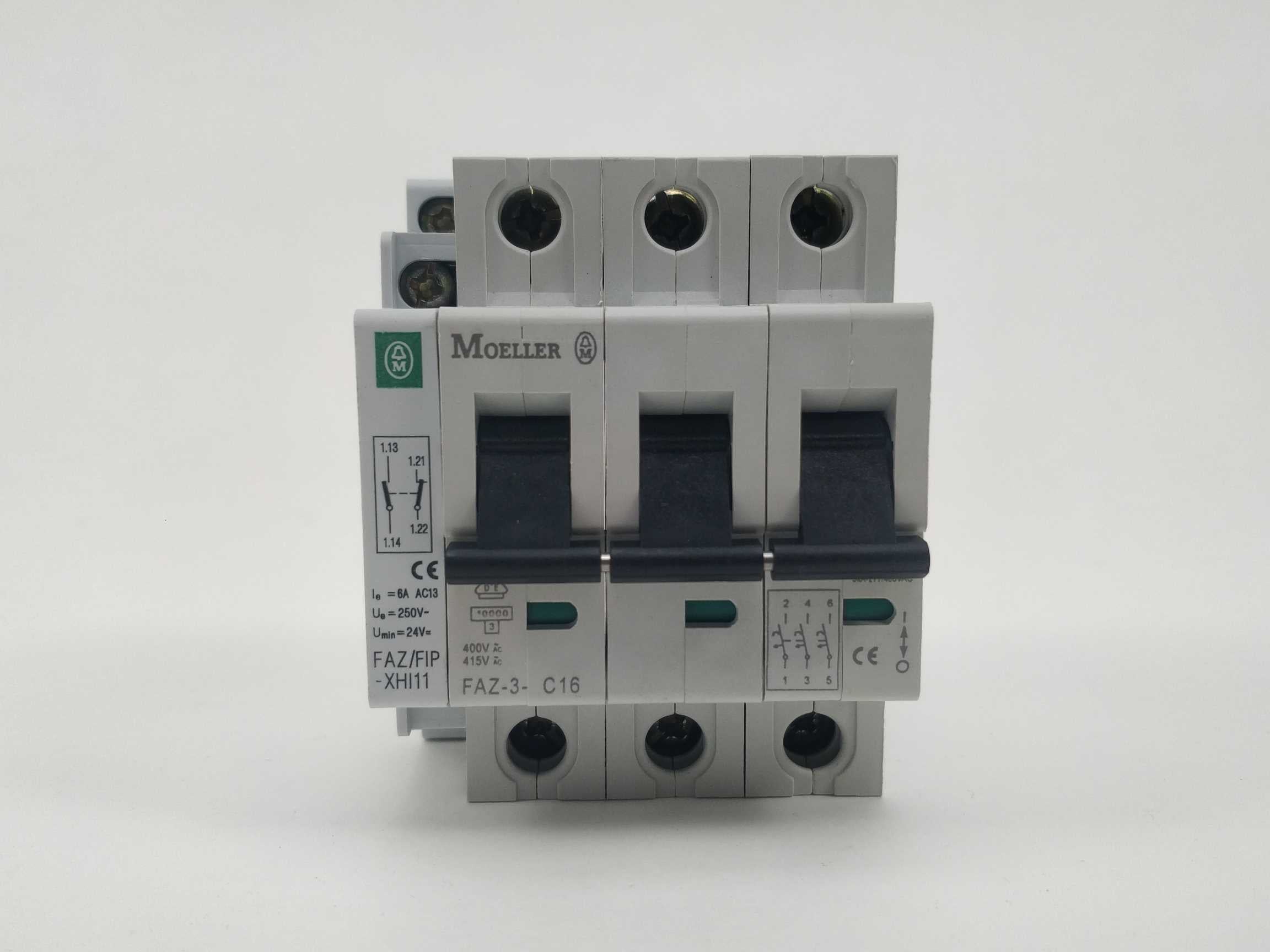 moeller-faz-3-c16-with-faz-fip-xhi11-circuit-breaker_2.jpg MOELLER FAZ-3-C16 with FAZ/FIP-XHI11 Circuit Breaker Udsalg