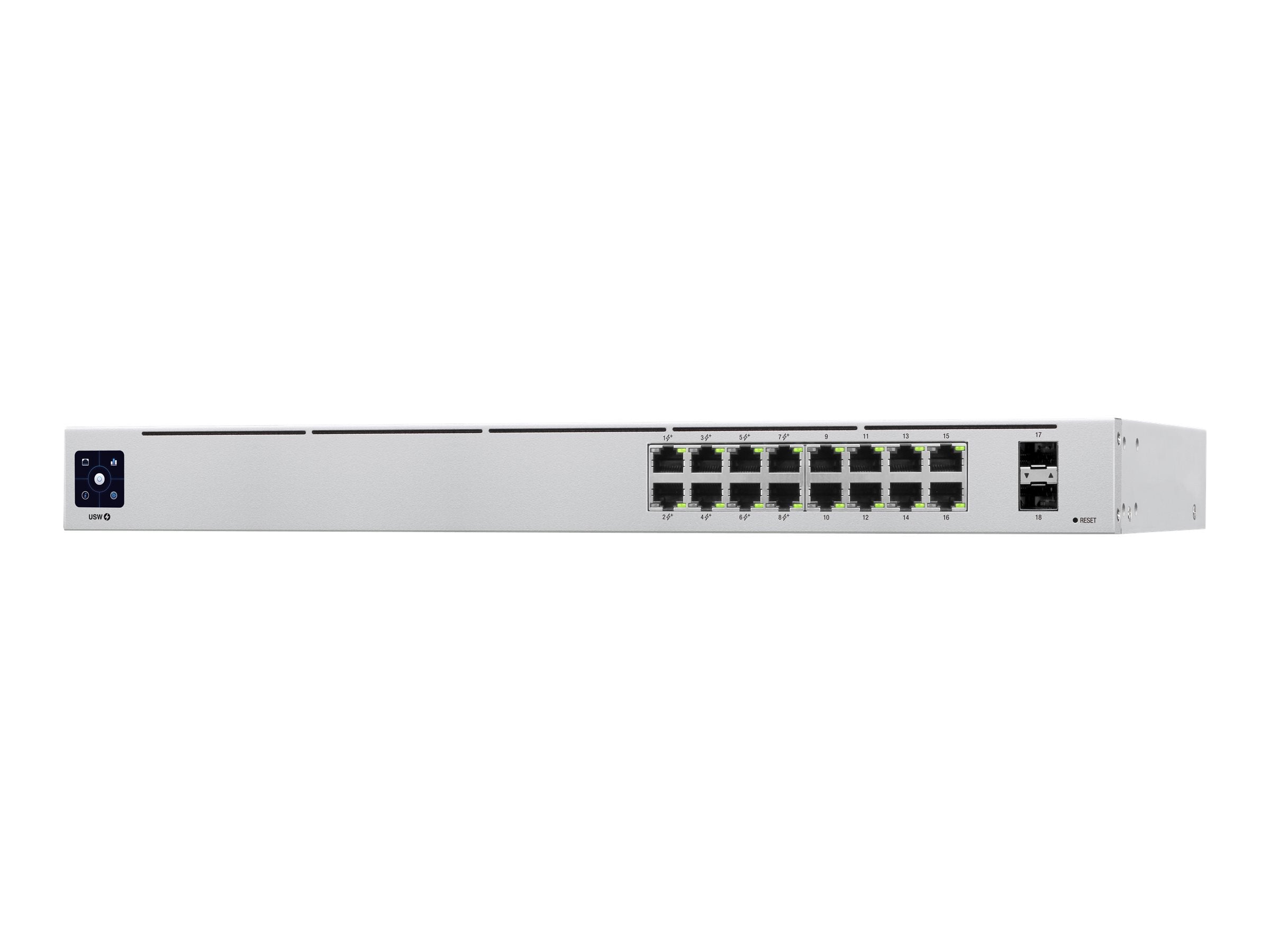 Ubiquiti UniFi Switch USW-16-POE Switch 16-porte Gigabit PoE+ Udsalg