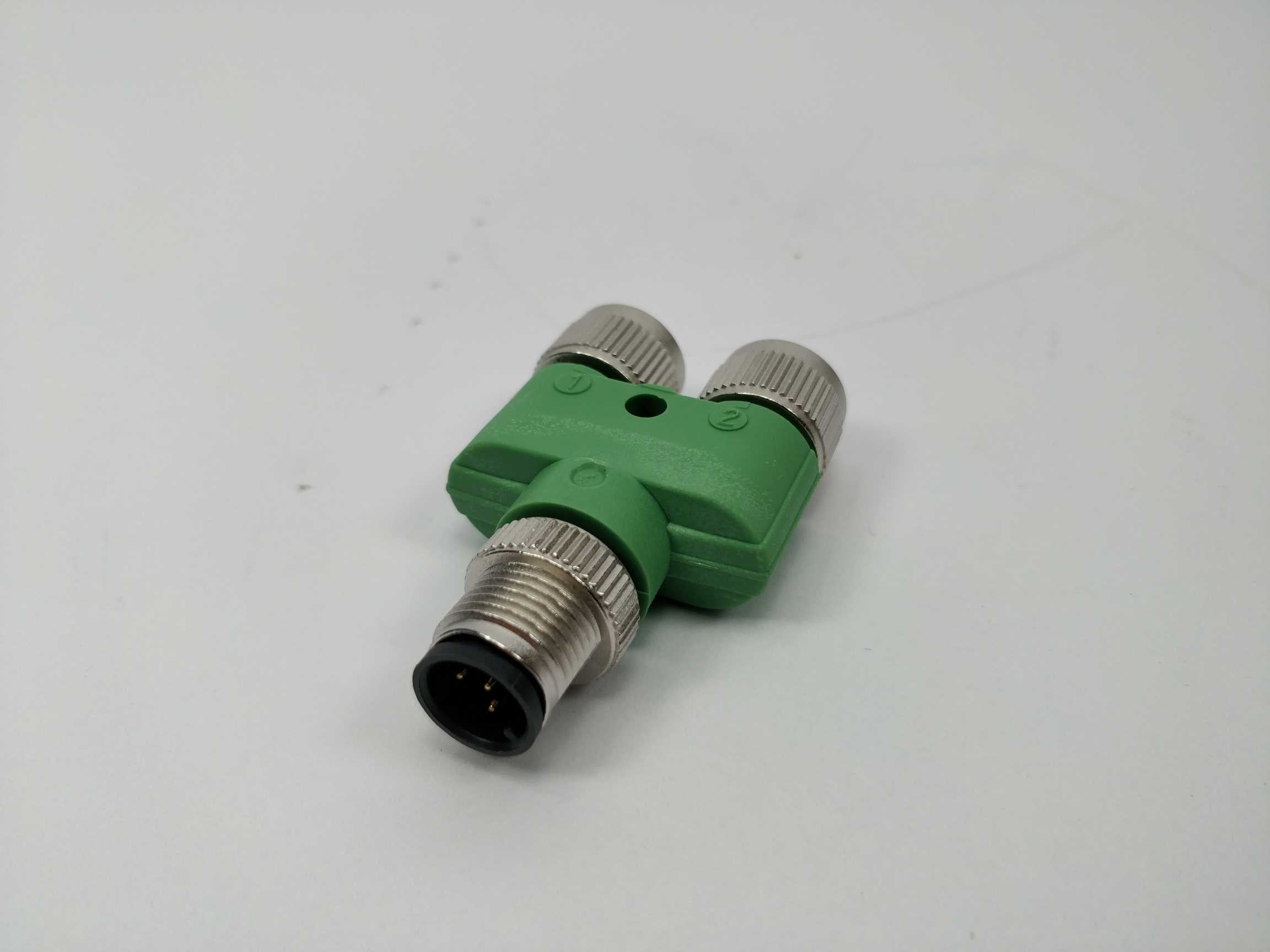 phoenix-contact-sac-5p-m12y-2xm12fs-vp-y-distributor-5-pcs_3.jpg Phoenix Contact SAC-5P-M12Y 2XM12FS VP Y-distributor. 5 Pcs