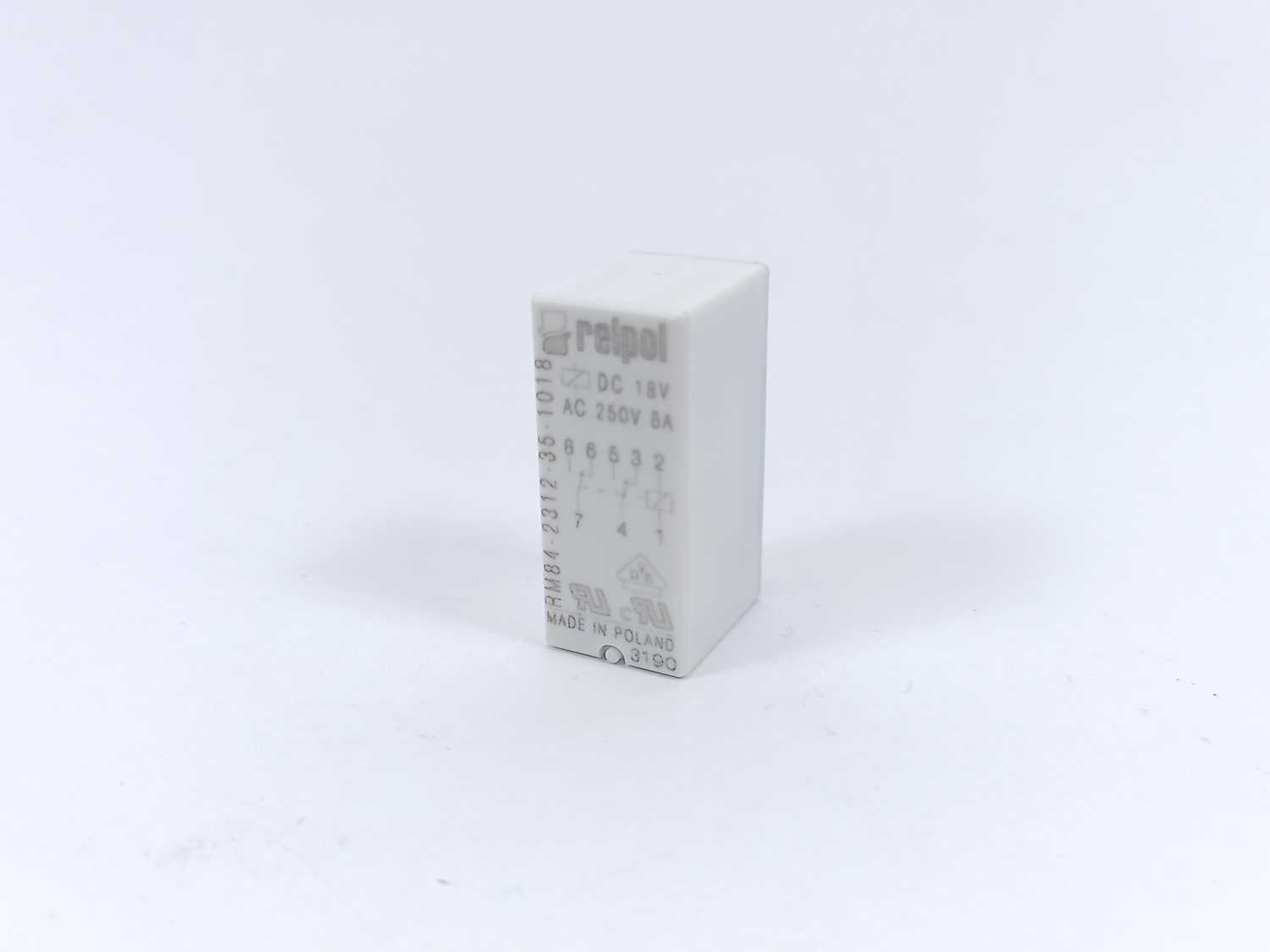 Relpol RM84-2312-35-1018 Electromagnetic Relay 18V