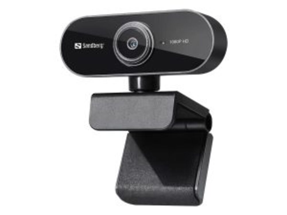 Webcam Sandberg Flex, 1080p, Sort