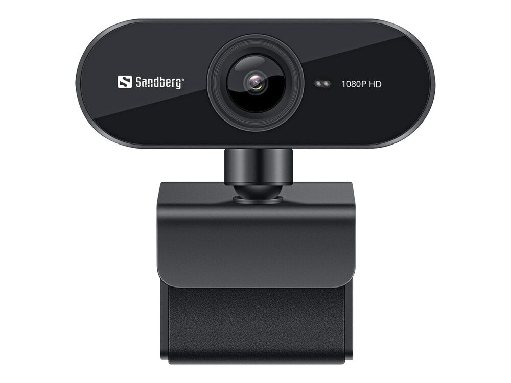 Webcam Sandberg Flex, 1080p, Sort