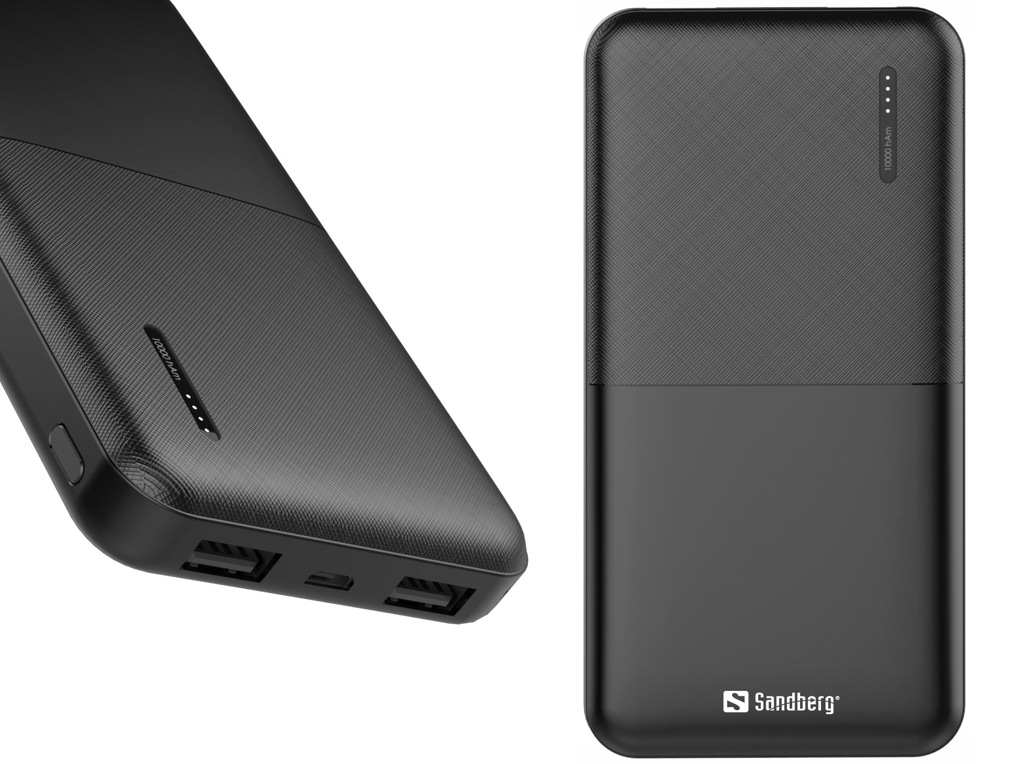 Powerbank Sandberg 10.000 mAh, Sort Hot på udsalg