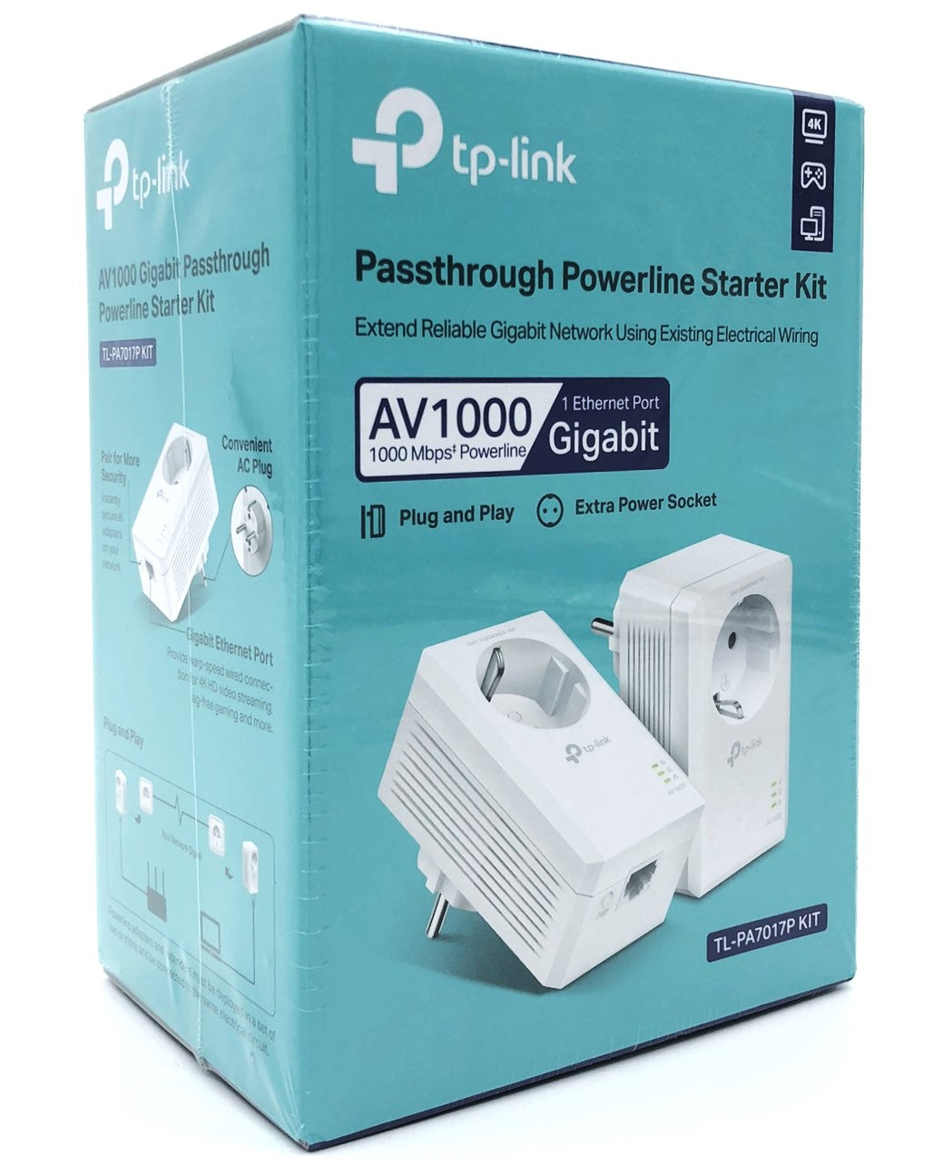 TP-Link AV1000 Bro 1Gbps Kabling