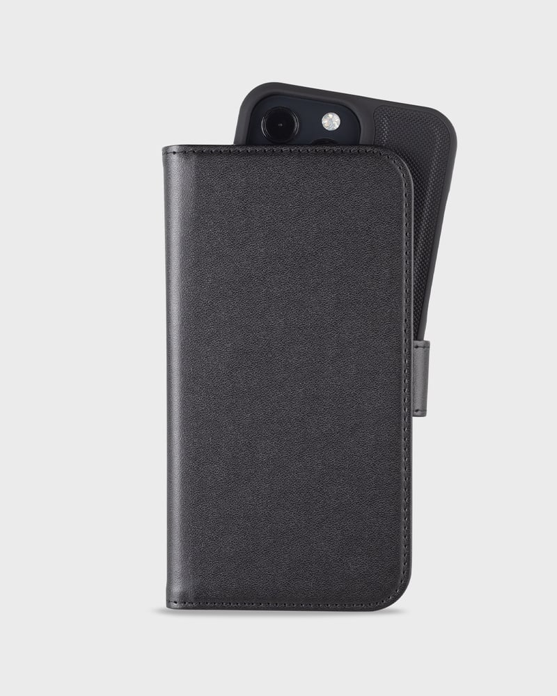 Holdit iPhone 13 Pro Magnet Case Læder Cover m. Pung