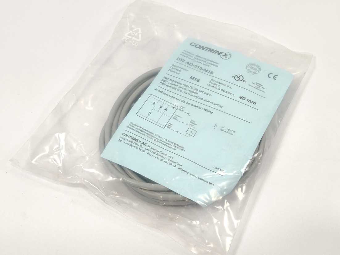 Contrinex DW-AD-513-M18 Inductive Proximity Switch