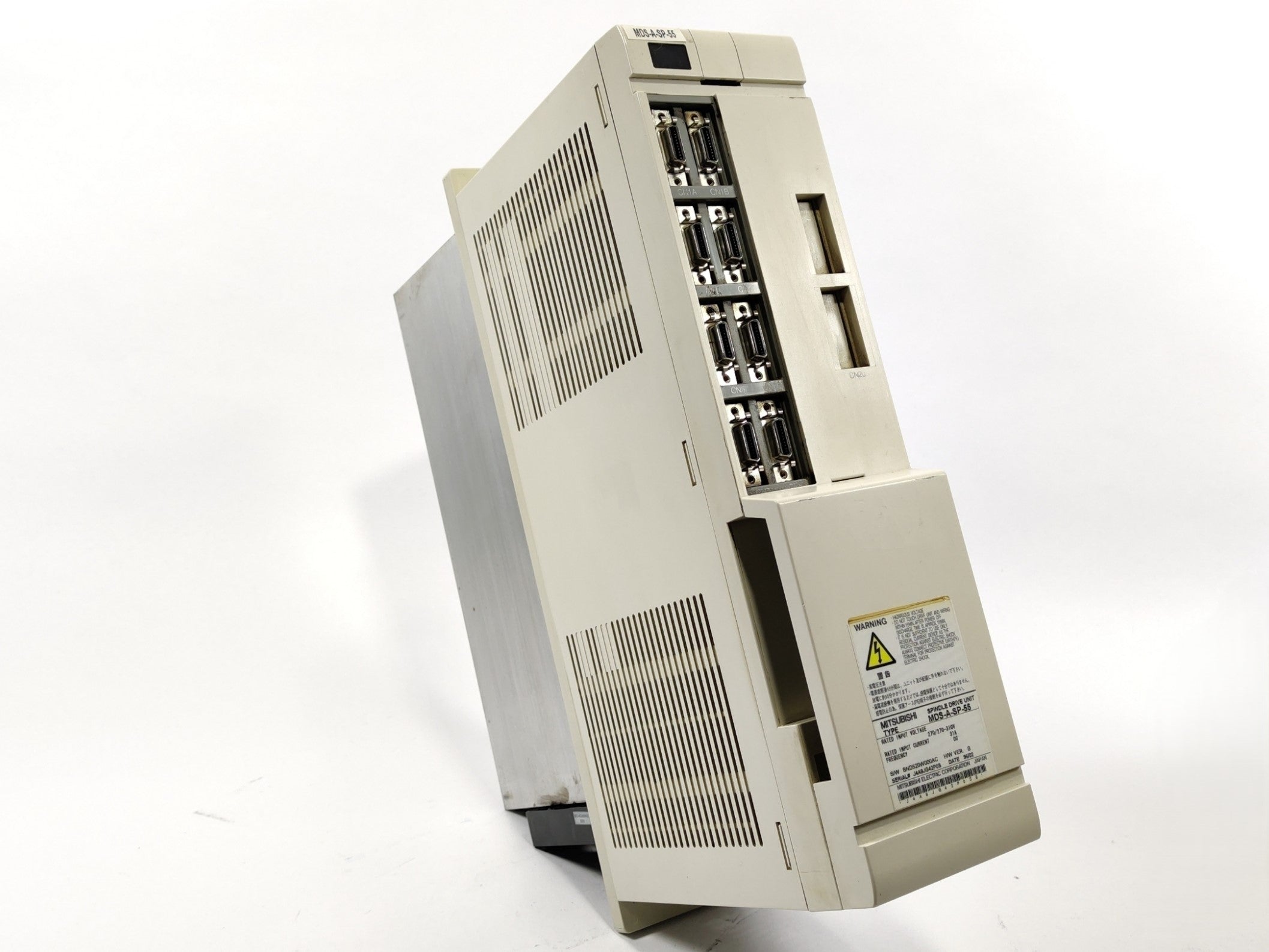 mitsubishi-mds-a-sp-55-spindle-drive-unit-with-2cn20-connector-slots_2.jpg Mitsubishi MDS-A-SP-55 Spindle Drive Unit with 2CN20 connector slots