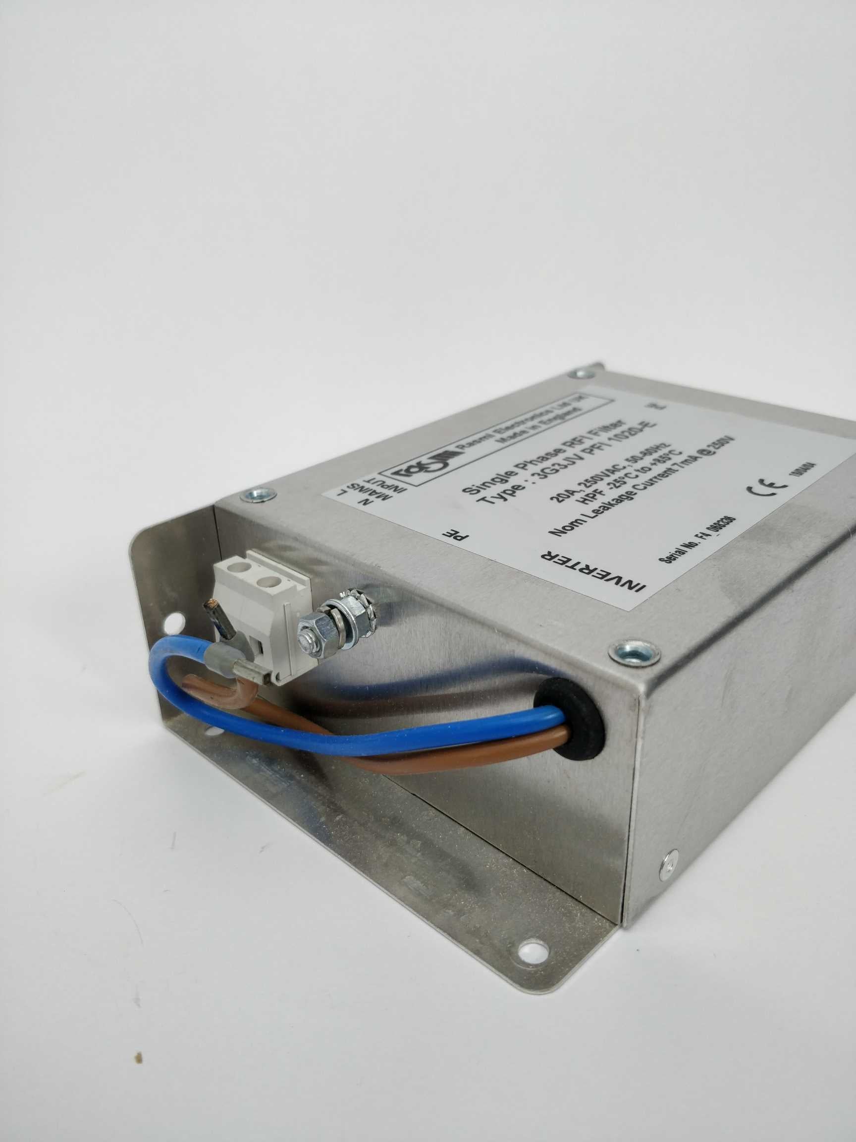 rasmi-3g3jv-pfi-1020-e-single-phase-rfi-filter_2.jpg Rasmi 3G3JV PFI 1020-E Single phase RFI filter Levere