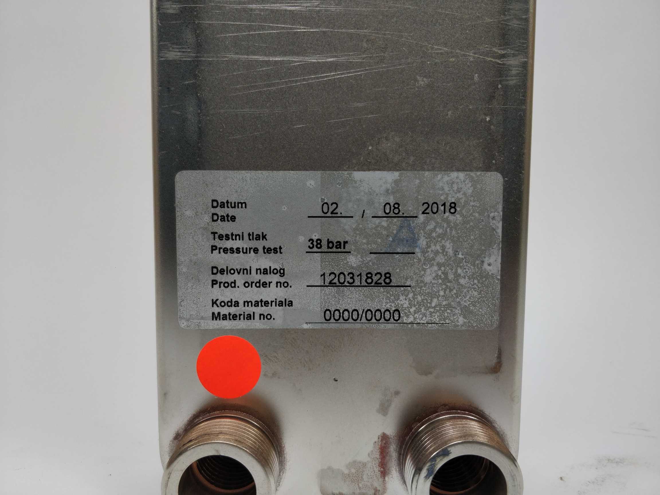 Danfoss 004H7303 XB37H-1-26 PN25 Heat exchanger Levere