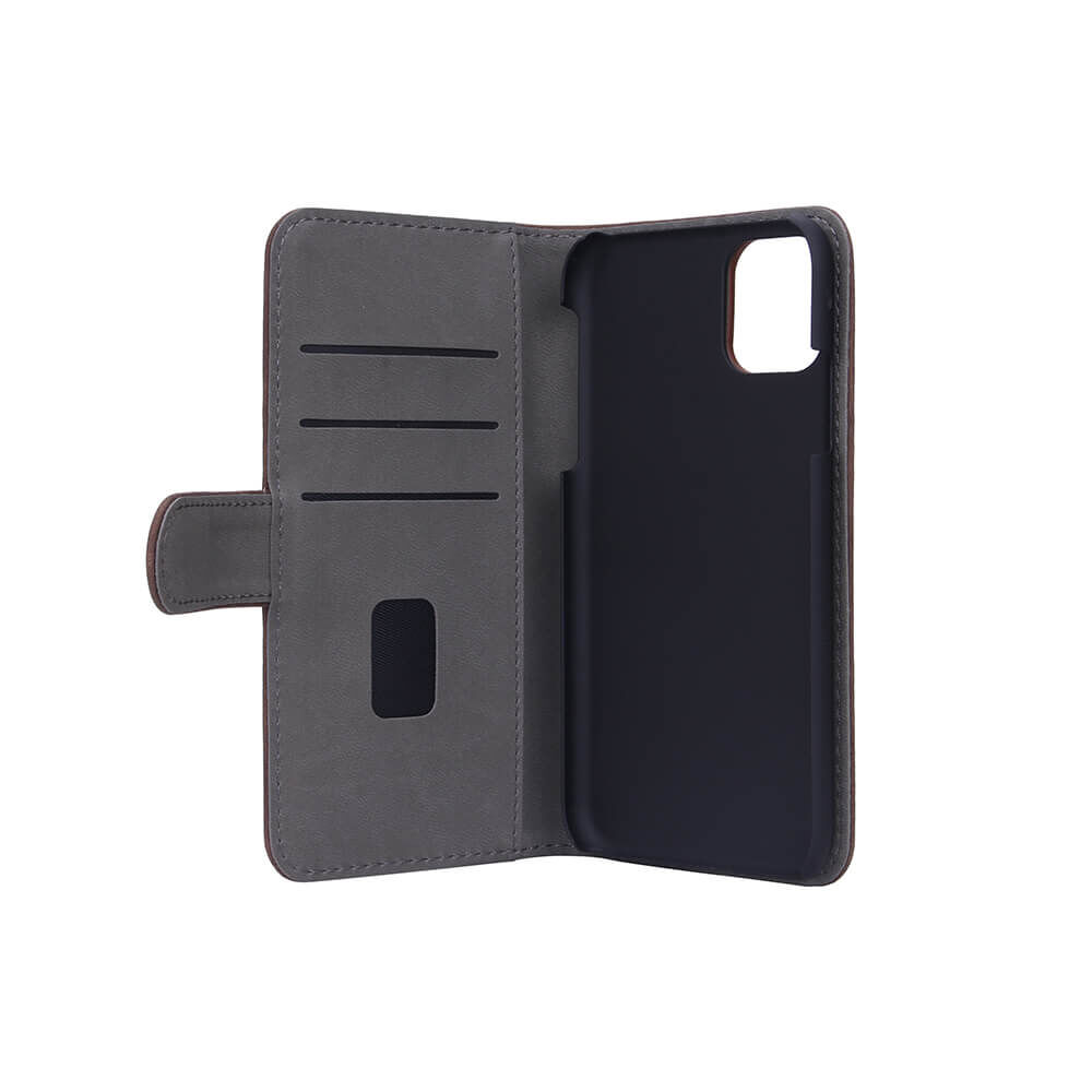 GEAR iPhone 11 Wallet - Læder Flip Cover m. Pung