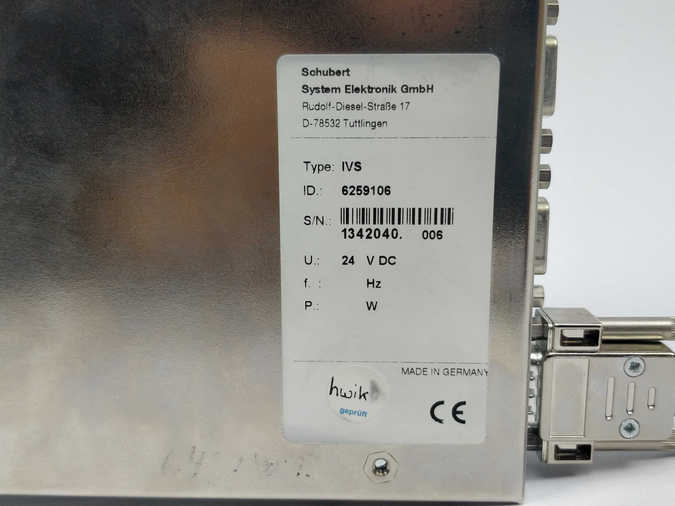 leukhardt-schubert-6259106-ivs-operator-interface-24vdc_1.jpg Leukhardt / Schubert 6259106 IVS Operator Interface 24VDC