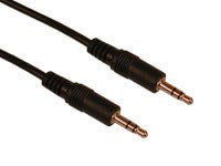 Sandberg MiniJack m-m Cable, Sort (2m) Udsalg