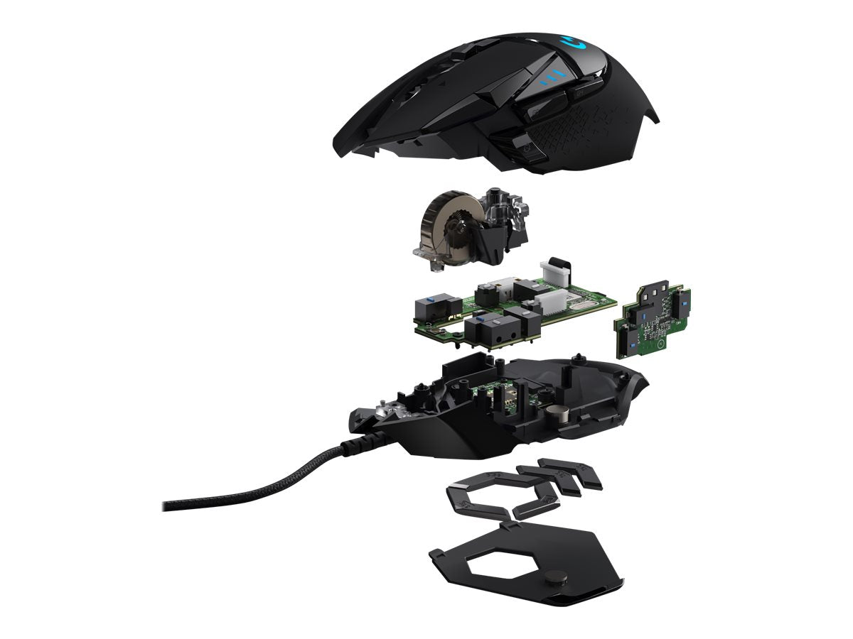 Gamer Mus Logitech G502 (Hero) Kablet, Sort Online