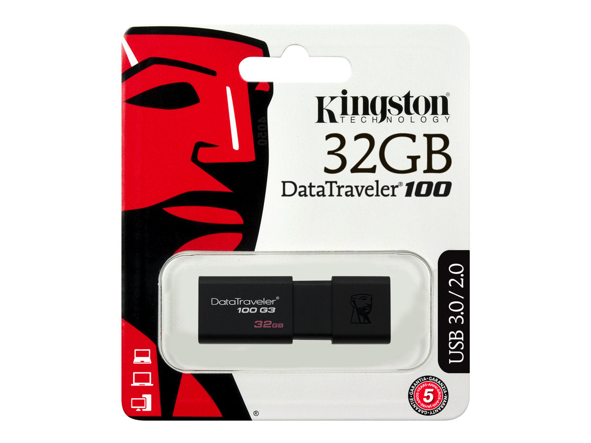 Kingston DataTraveler 100 G3 32GB USB 3.0 Udsalg
