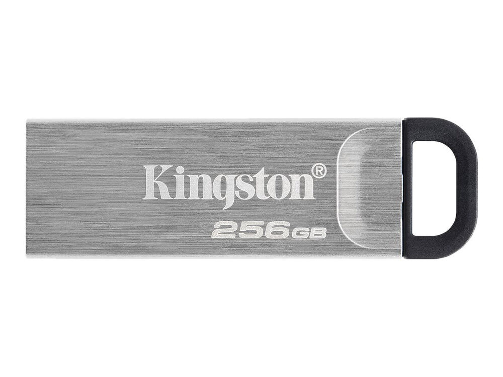 Kingston DataTraveler Kyson 256GB, USB 3.2, Sølv Hot på udsalg