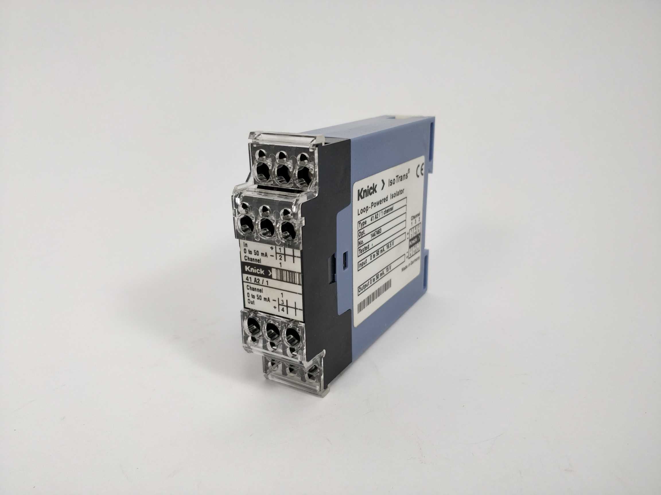 knick-1447463-41-a2-1-channel-loop-powered-isolator_1.jpg Knick 1447463 41 A2/1 Channel Loop-Powered Isolator Hot på udsalg
