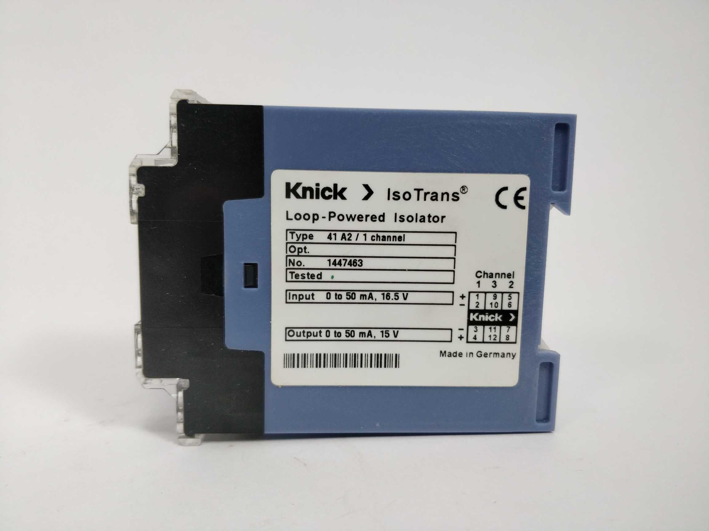 knick-1447463-41-a2-1-channel-loop-powered-isolator_3.jpg Knick 1447463 41 A2/1 Channel Loop-Powered Isolator Hot på udsalg