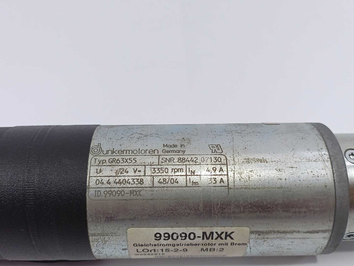 Dunkermotoren GR63X55 PLG52 servo Motor