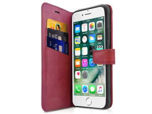 ITSKINS BOOK Flipcover til iPhone 6/6s/7/8/SE2/SE3 - Rød