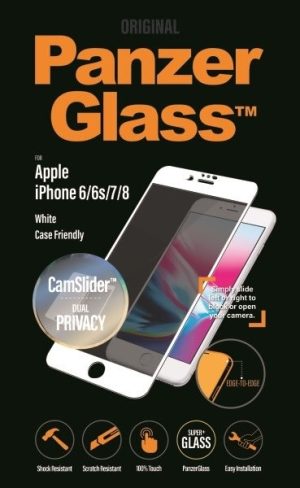 PanzerGlass™ iPhone 6/6s/7/8/SE (2020), Hvid Ramme