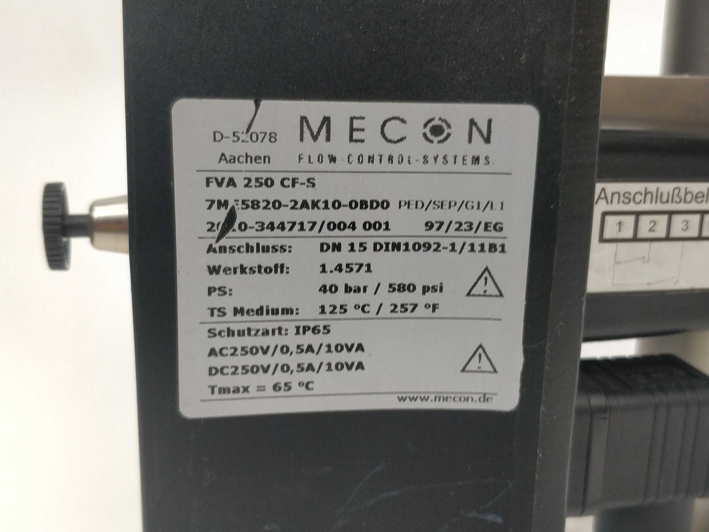 mecon-fva-250-cf-s-variable-area-flowmeters-7me5820-2ak10-0bd0_1.jpg MECON FVA 250 CF-S Variable Area Flowmeters 7ME5820-2AK10-0BD0