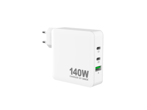 Sinox PRO 230V 2xUSB-C 1xUSB-A oplader 140W - Hvid