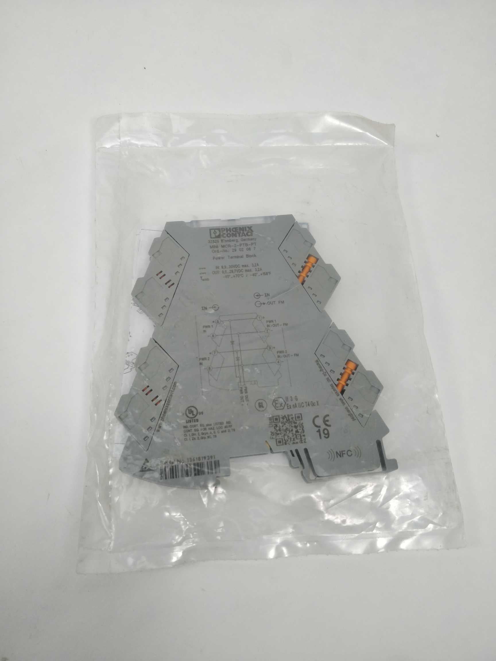 Phoenix Contact MINI MCR-2-PTB-PT. 2902067 MINI MCR-2-PTB-PT