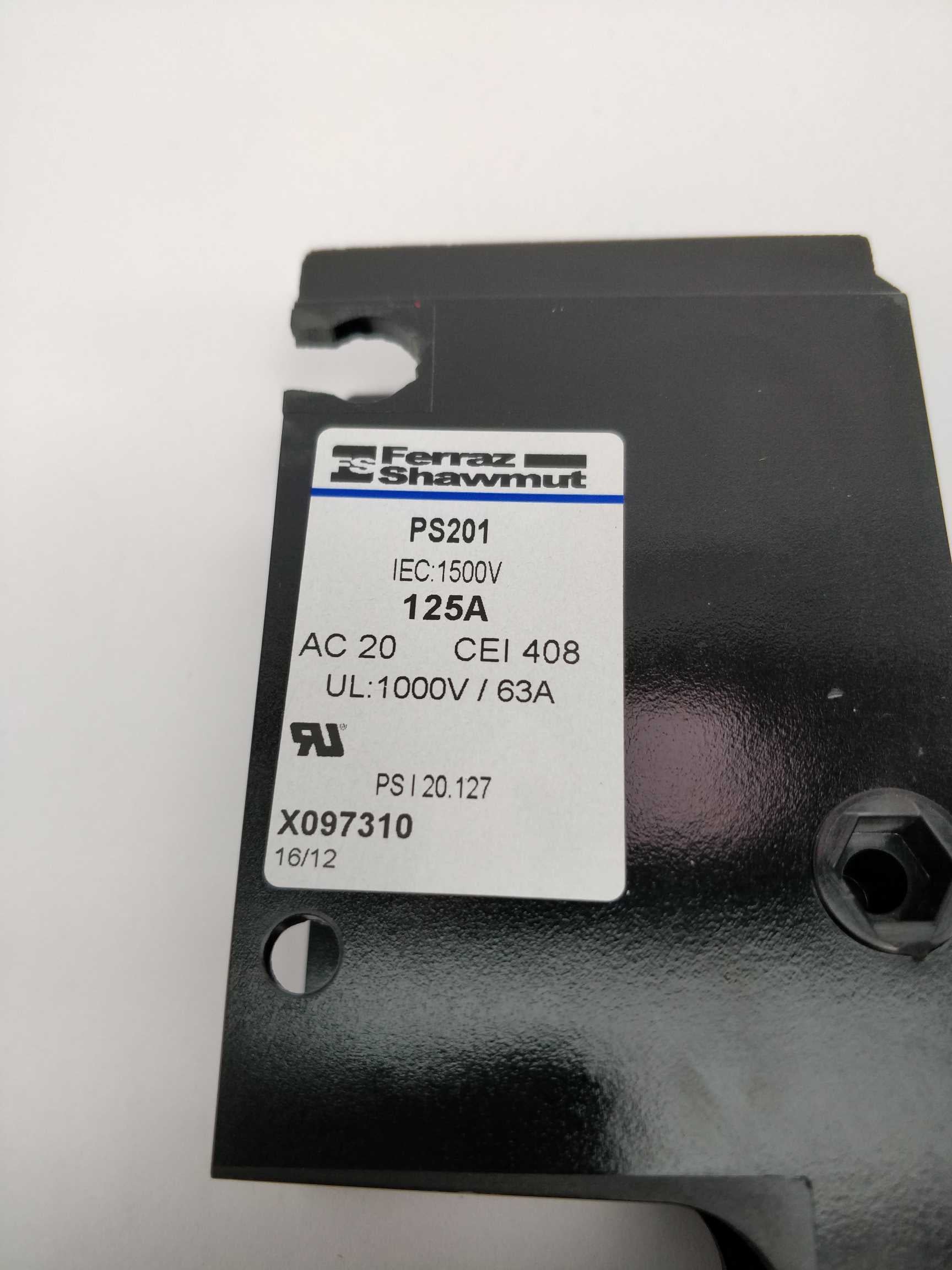 mersen-ps201-x097310c-protistor-fuse-holder-125a-1500v_3.jpg MERSEN PS201 X097310C Protistor Fuse Holder 125A 1500V