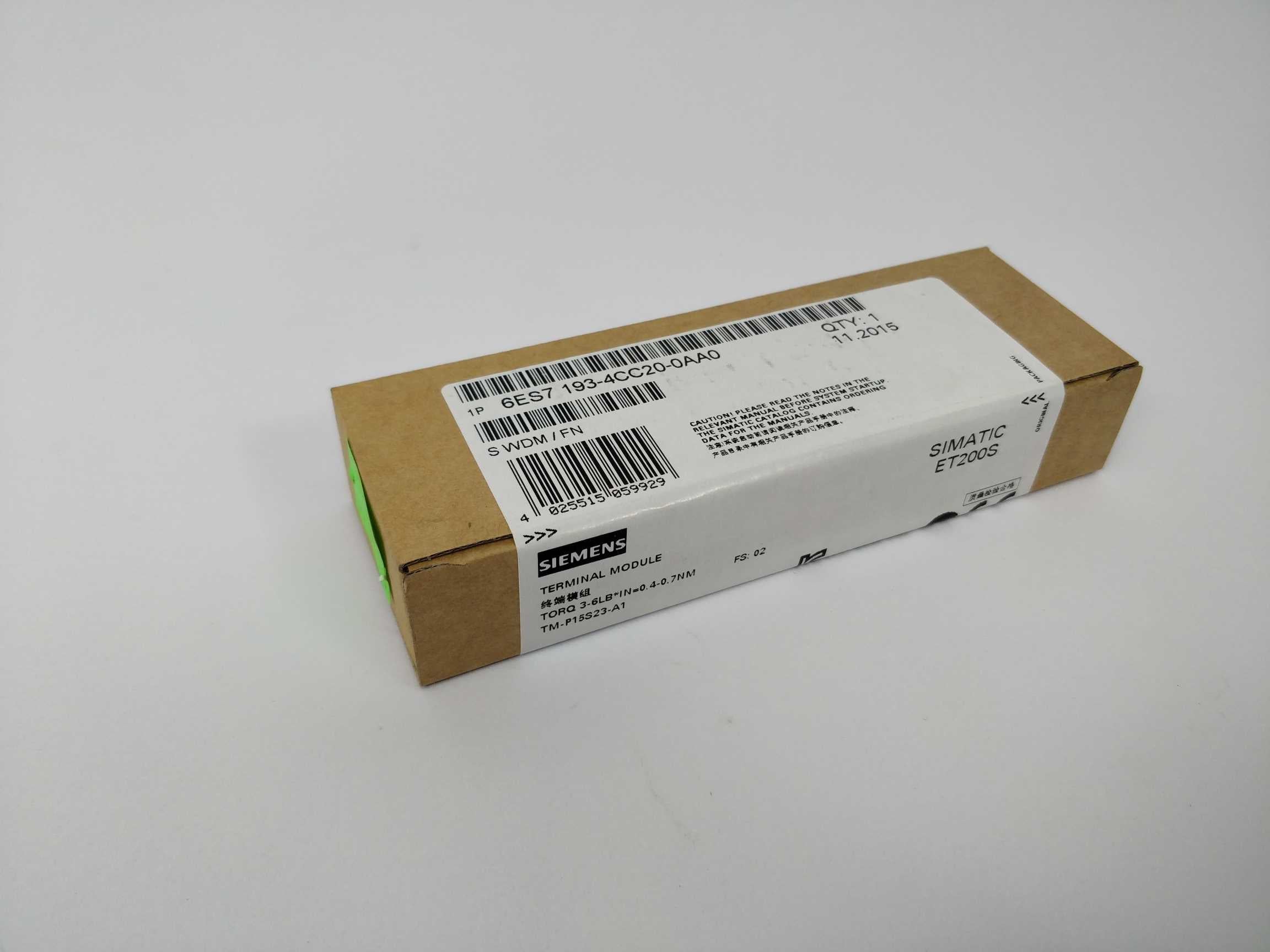siemens-6es7193-4cc20-0aa0-terminal-module-tm-p15s23-a1_0.jpg Siemens 6ES7193-4CC20-0AA0 Terminal Module TM-P15S23-A1