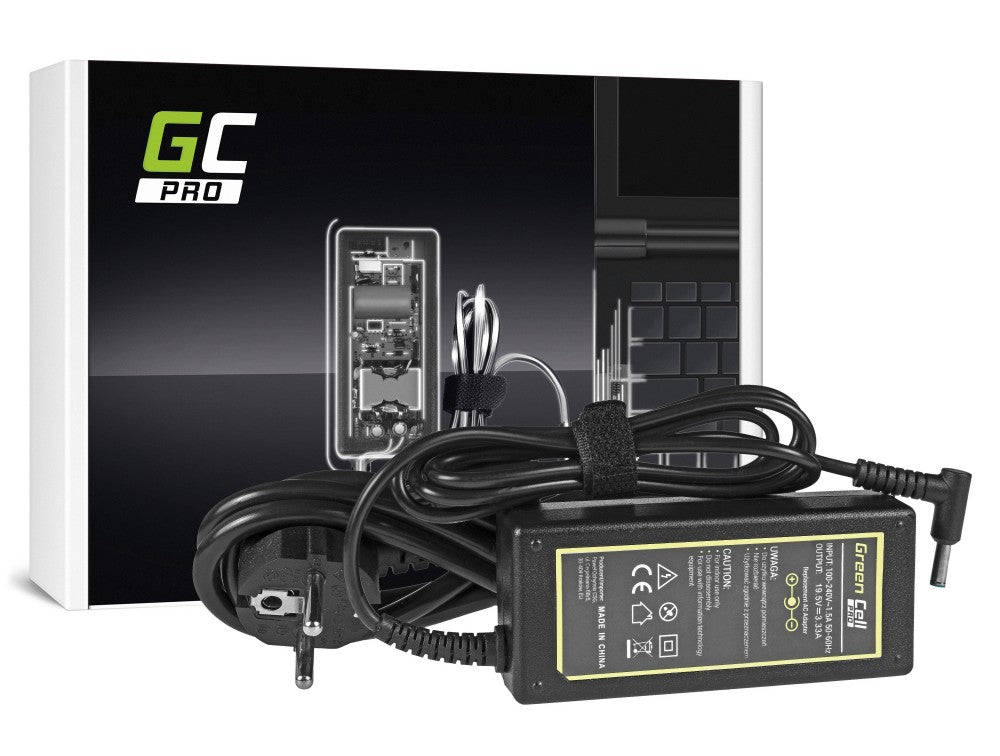 Strømforsyning Green Cell PRO AC Adapter for HP 65W Online Hot Salg