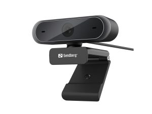 Webcam Sandberg Pro, 1080p, Sort