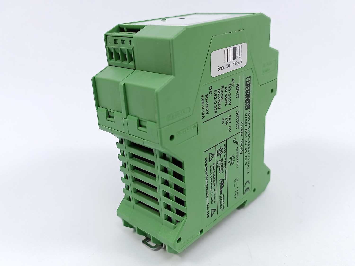 Phoenix Contact 2938730 MINI-PS-100-240AC/24DC/2 Power Supply Levere