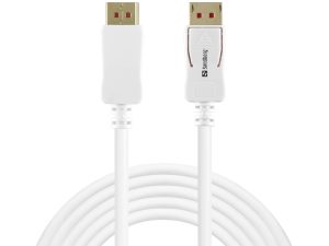 Sandberg DisplayPort 1.4 8K/60Hz, Hvid (2m)