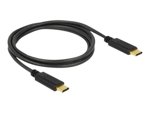 DeLOCK USB 2.0 USB Type-C kabel 1/2m Sort