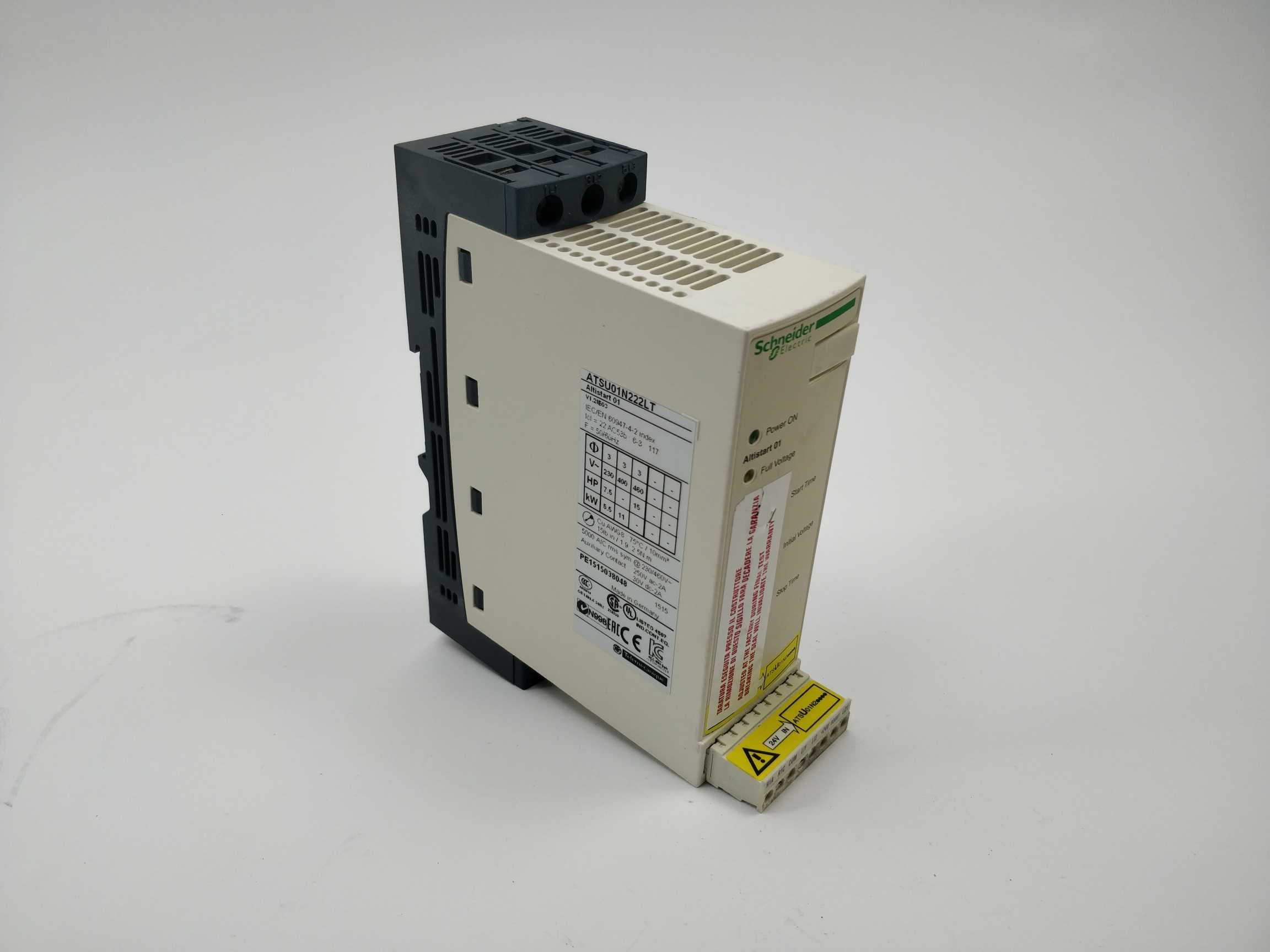 Schneider Electric ATSU01N222LT Altistart 1 Soft Starter for Asynchronous Motor