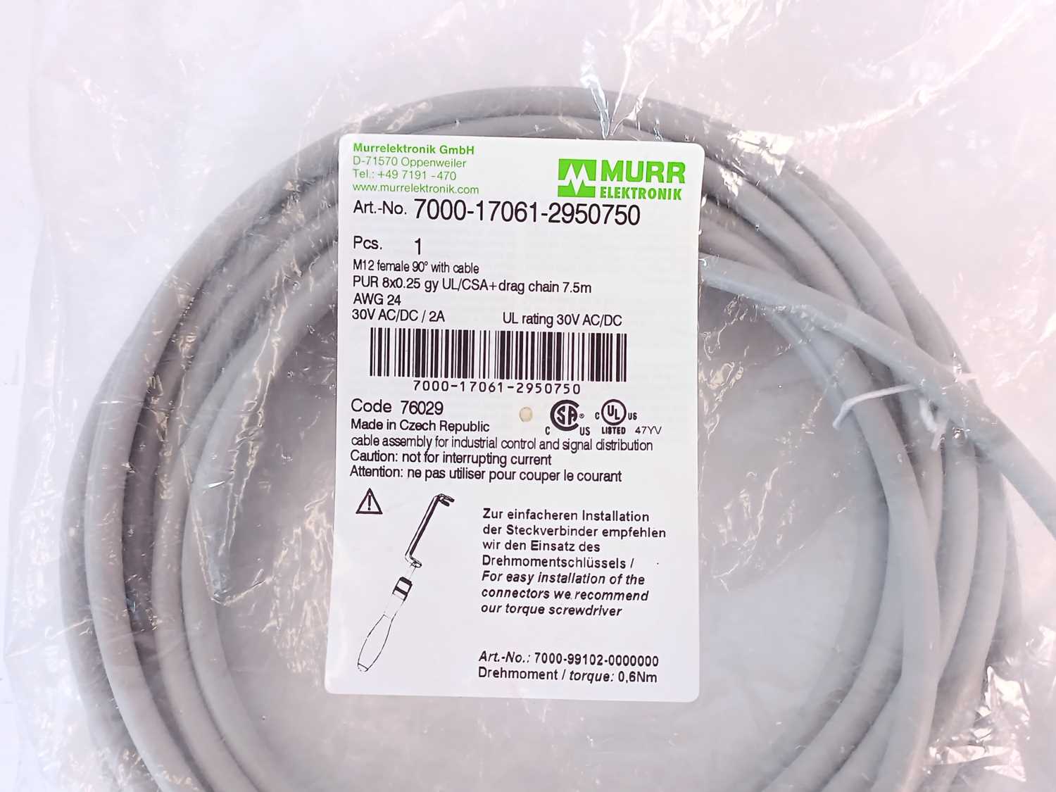 murr-elektronik-7000-17061-2950750-m12-female-90-a-cod-with-cable_2.jpg MURR Elektronik 7000-17061-2950750 M12 female 90° A-cod. with cable