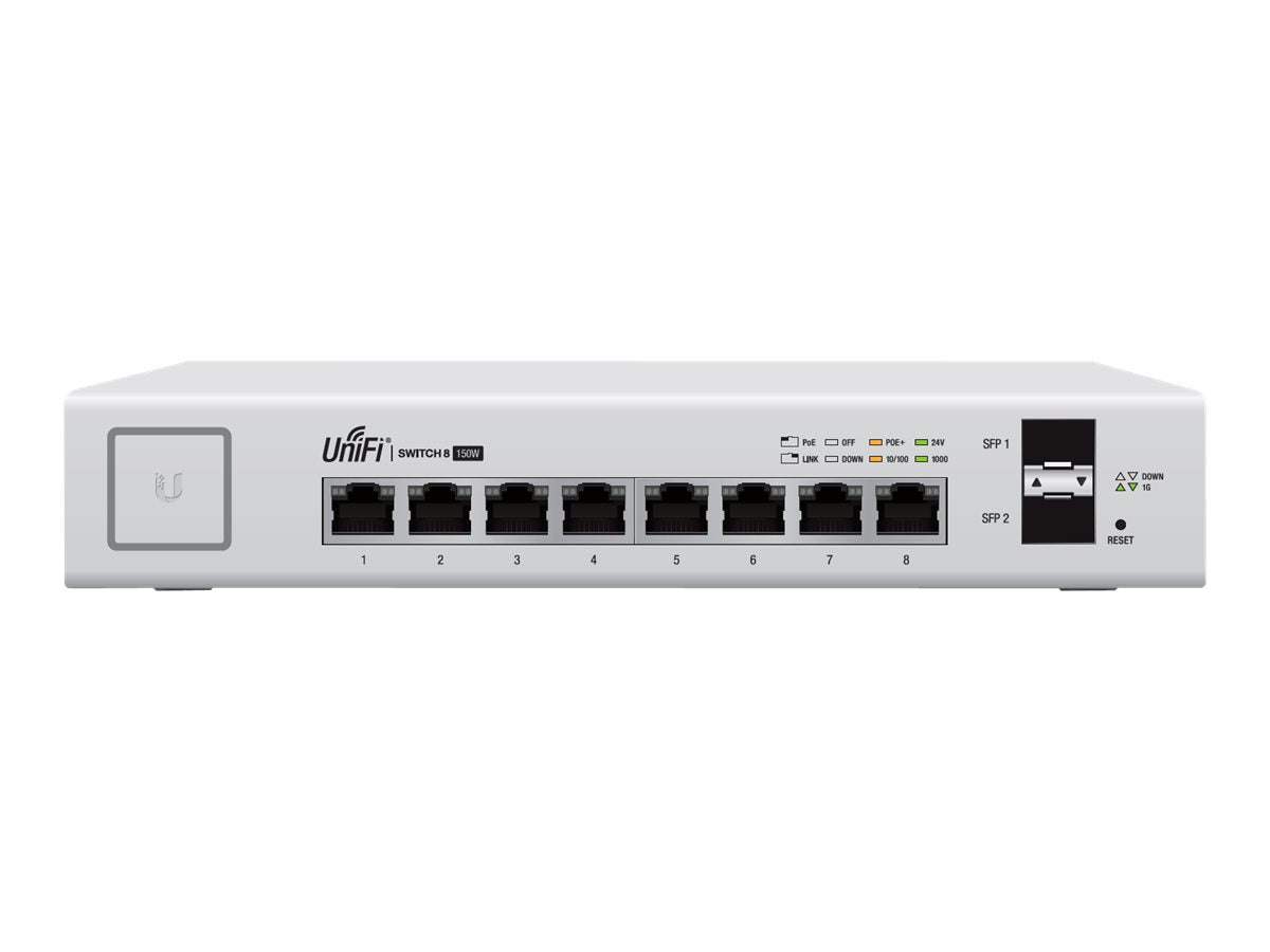 Ubiquiti UniFi Switch US-8-150W Switch 8-porte Gigabit PoE+
