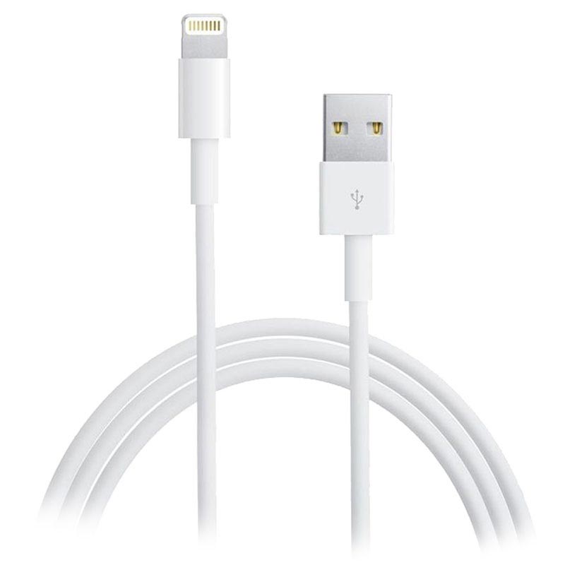 Apple Lightning-kabel, Hvid, 2m Online nu
