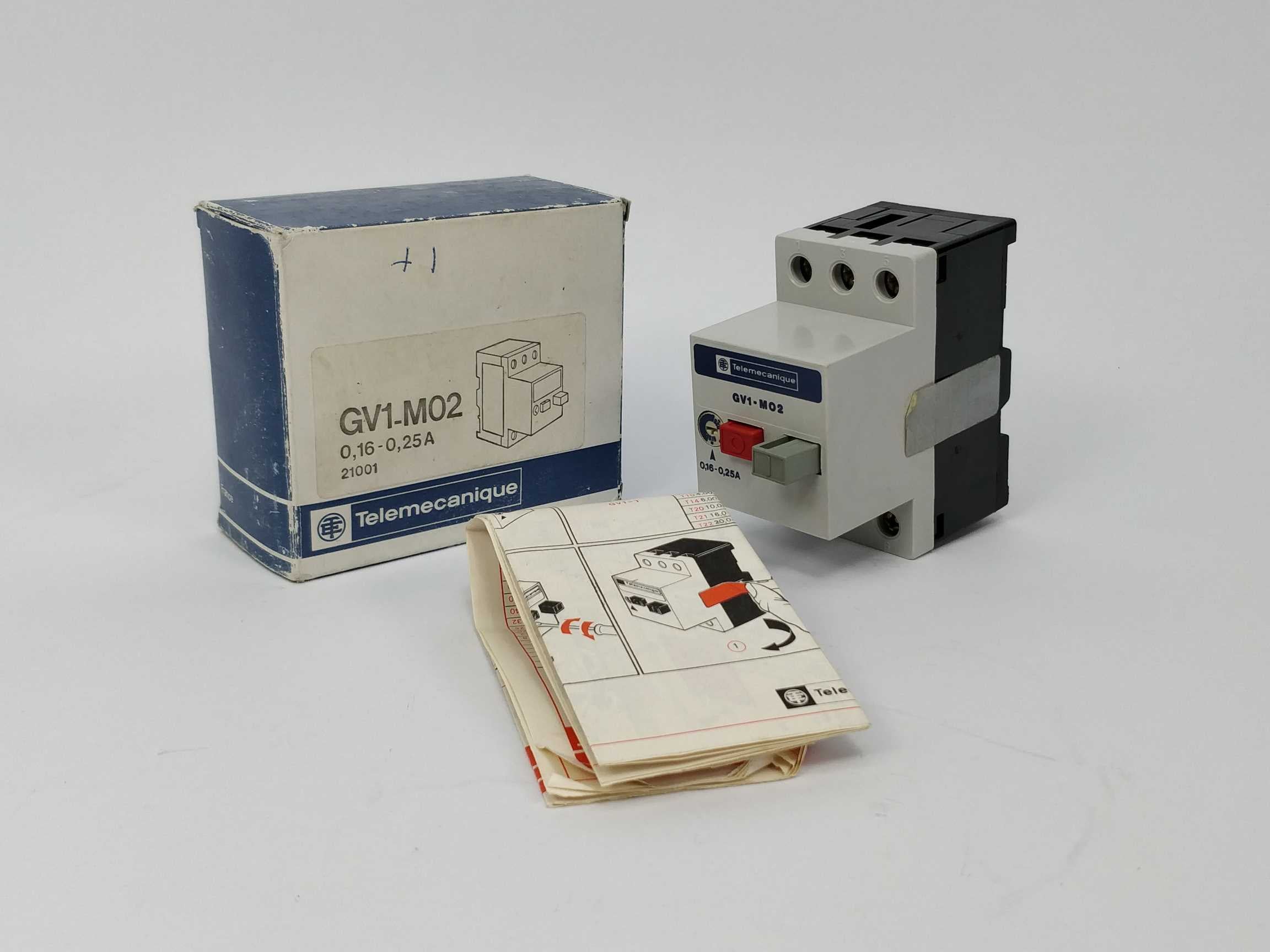 TELEMECANIQUE GV1-M02 Motor circuit breaker 0,16-0,25A Online