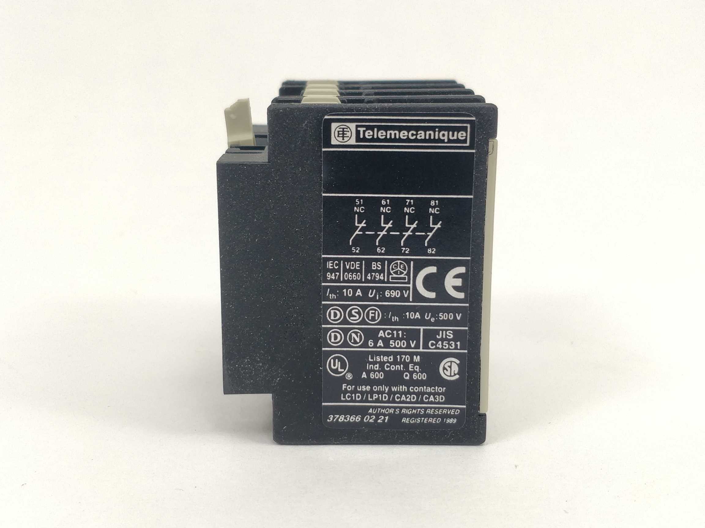 telemecanique-la1dn04-023027-inst-contact-block_3.jpg TELEMECANIQUE LA1DN04 023027 Inst. Contact Block