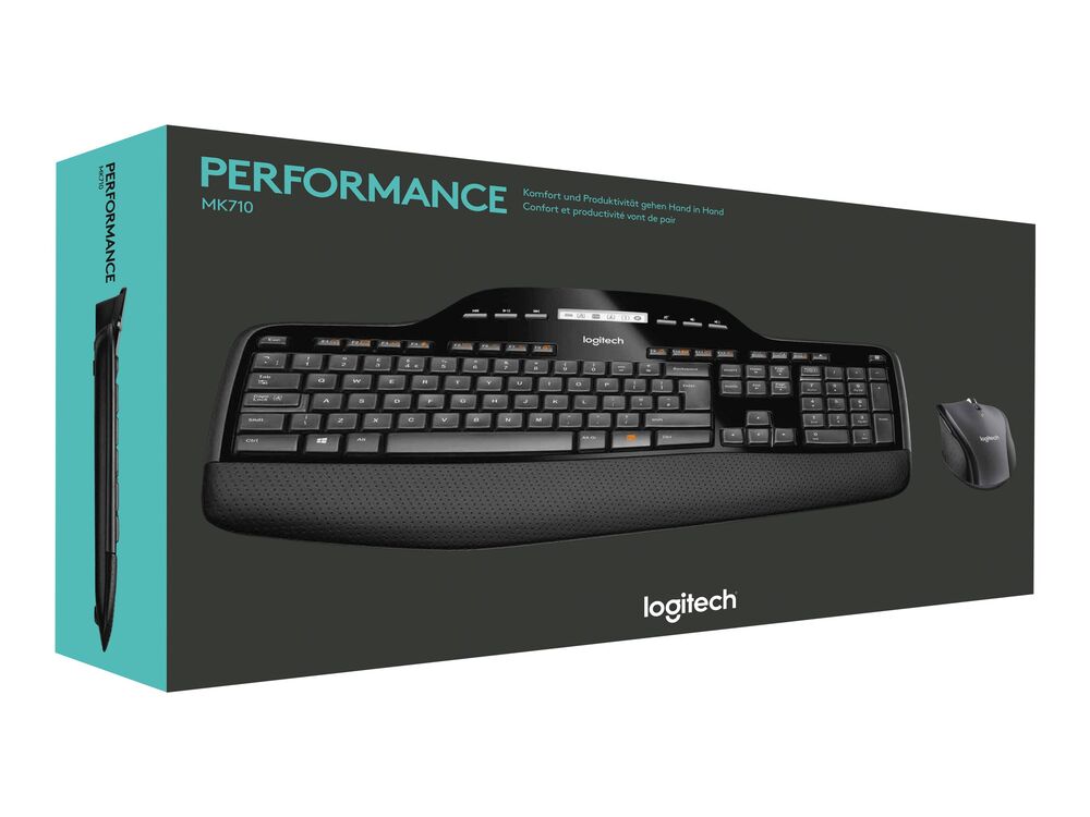 Logitech MK710 Tastatur og mus-sæt, Trådløs