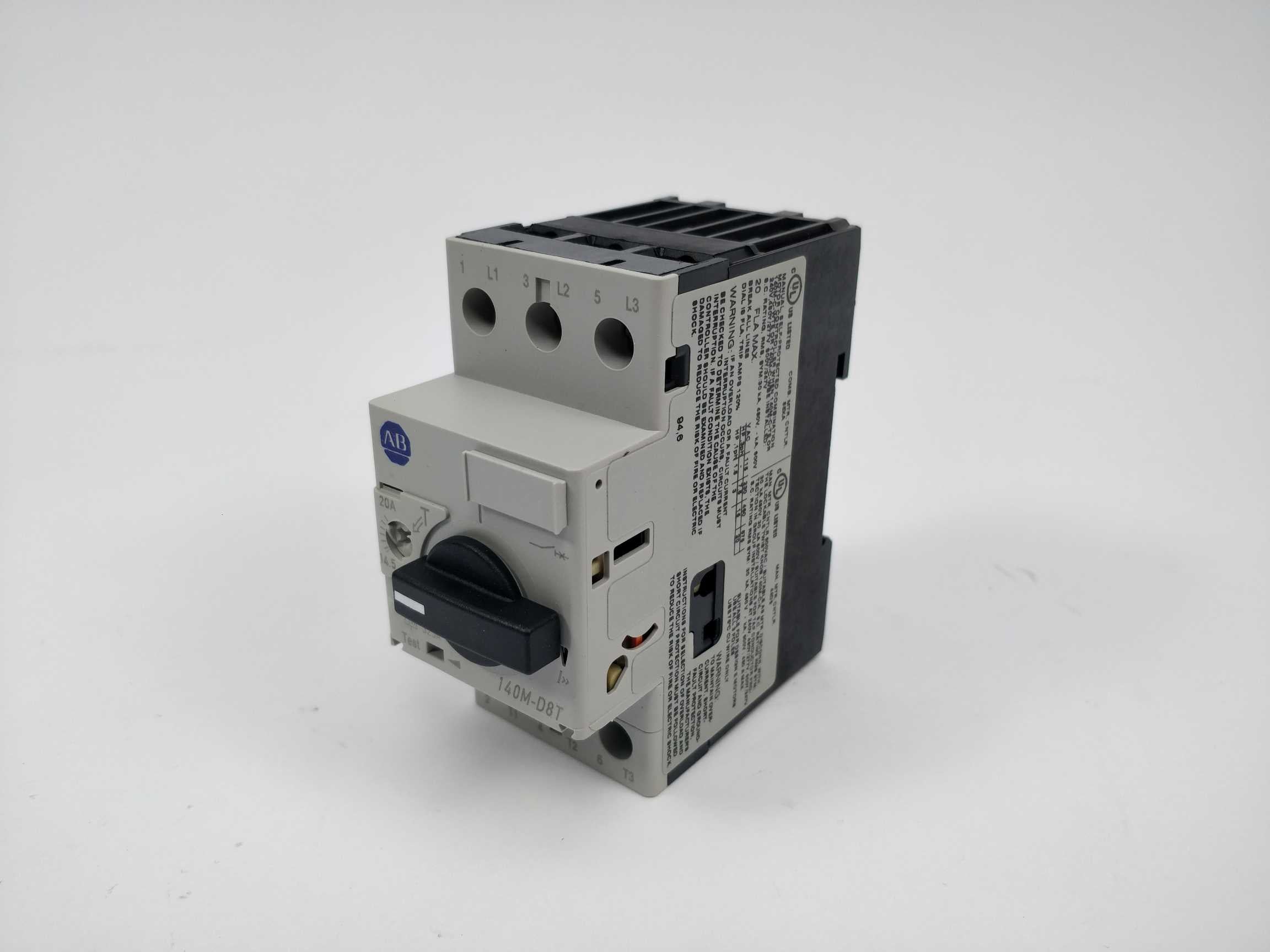 ab-140m-d8t-c20-motor-protection-circuit-breaker-ser-b_2.jpg AB 140M-D8T-C20 Motor Protection Circuit Breaker Ser. B