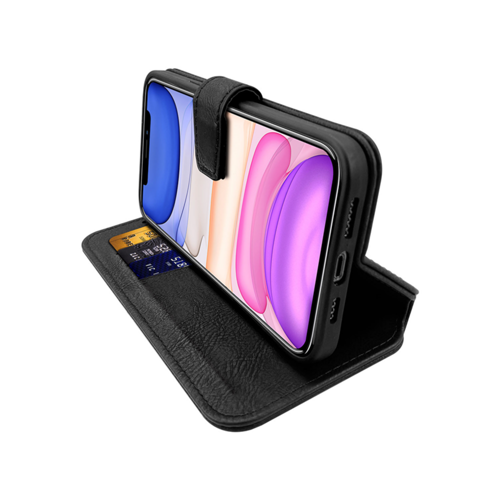 ITSKINS BOOK Flipcover til iPhone 14 Plus - Sort på udsalg