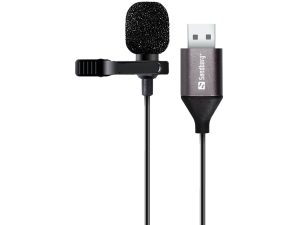 Sandberg Streamer USB Clip Mikrofon, Sort Rabat