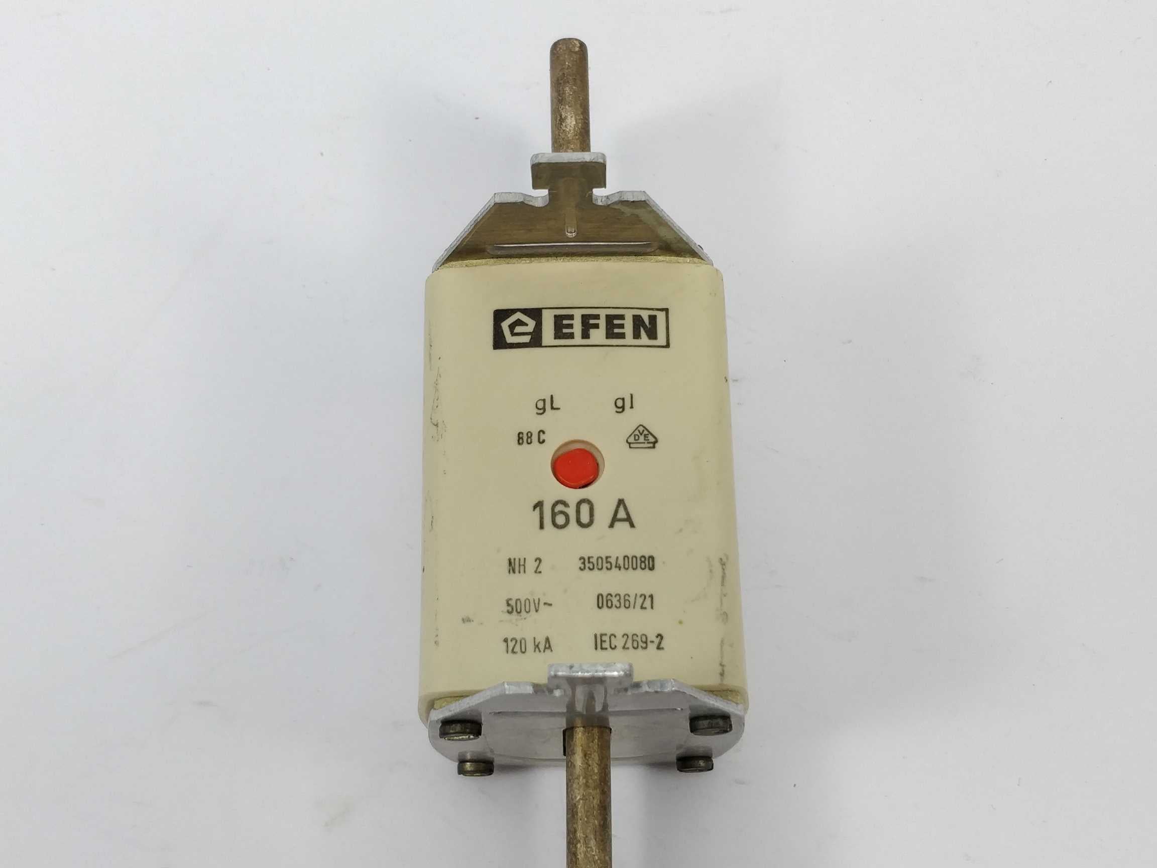 efen-350540080-fuse-160a-500v-nh2-gg-120ka_2.jpg Efen 350540080 Fuse 160A 500V NH2 gG 120kA