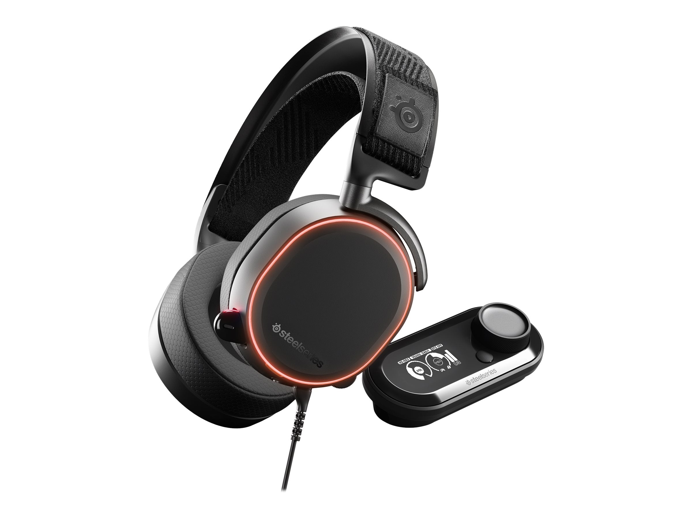 Gamer Headset SteelSeries Arctis Pro Kabling Sort Headset