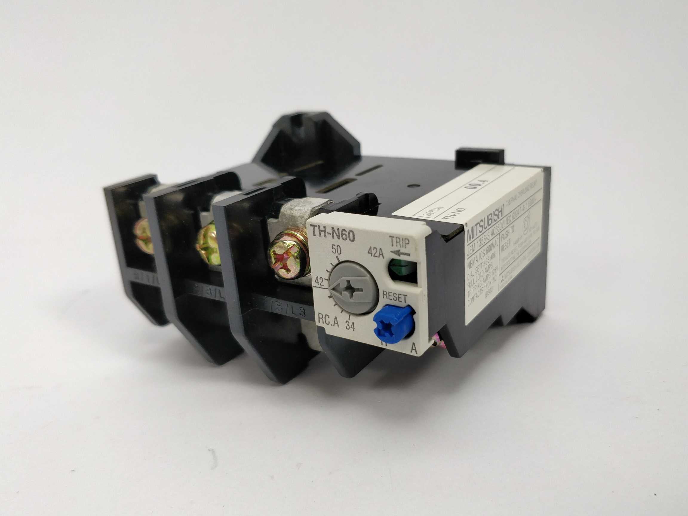 mitsubishi-th-n60-thermal-overload-relay-42a_1.jpg Mitsubishi TH-N60 Thermal overload relay 42A Hot på udsalg